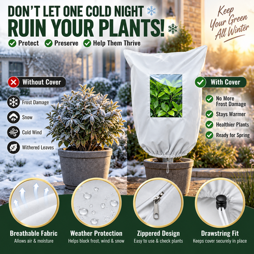 🎉Last Day,Buy 1 Get 1 Free🌿 WINTER GARDEN ESSENTIAL | Plant Frost Protection Cover