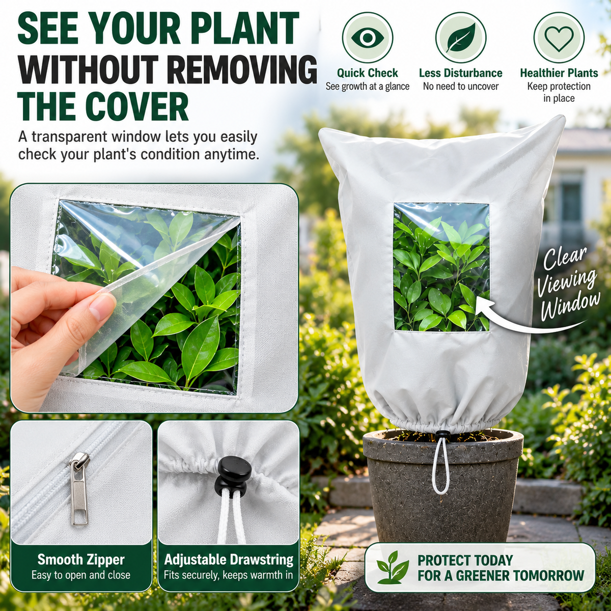 🎉Last Day,Buy 1 Get 1 Free🌿 WINTER GARDEN ESSENTIAL | Plant Frost Protection Cover
