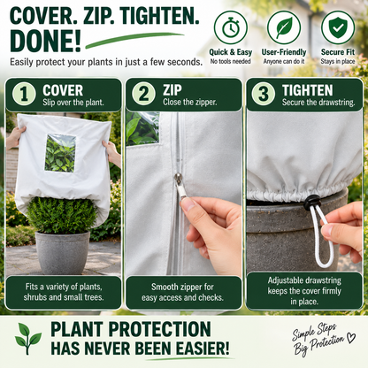 🎉Last Day,Buy 1 Get 1 Free🌿 WINTER GARDEN ESSENTIAL | Plant Frost Protection Cover
