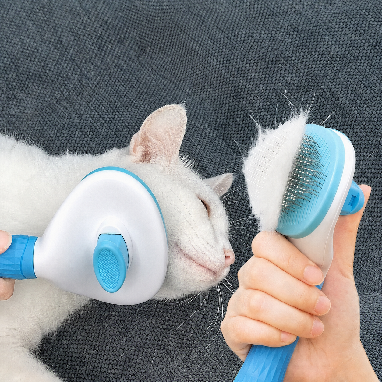 Wide-Head Pet Grooming & Deshedding Brush