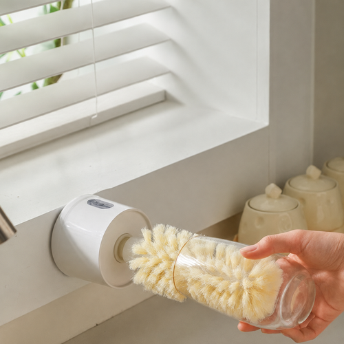 Under-Cabinet Electric Cup & Bottle Cleaning Brush