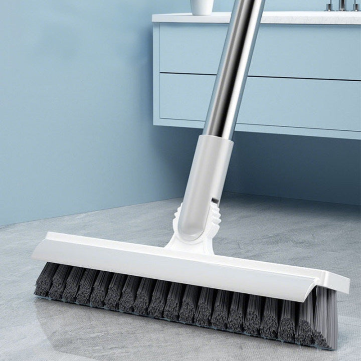 Long-Handle Stiff-Bristle Floor Scrub Brush