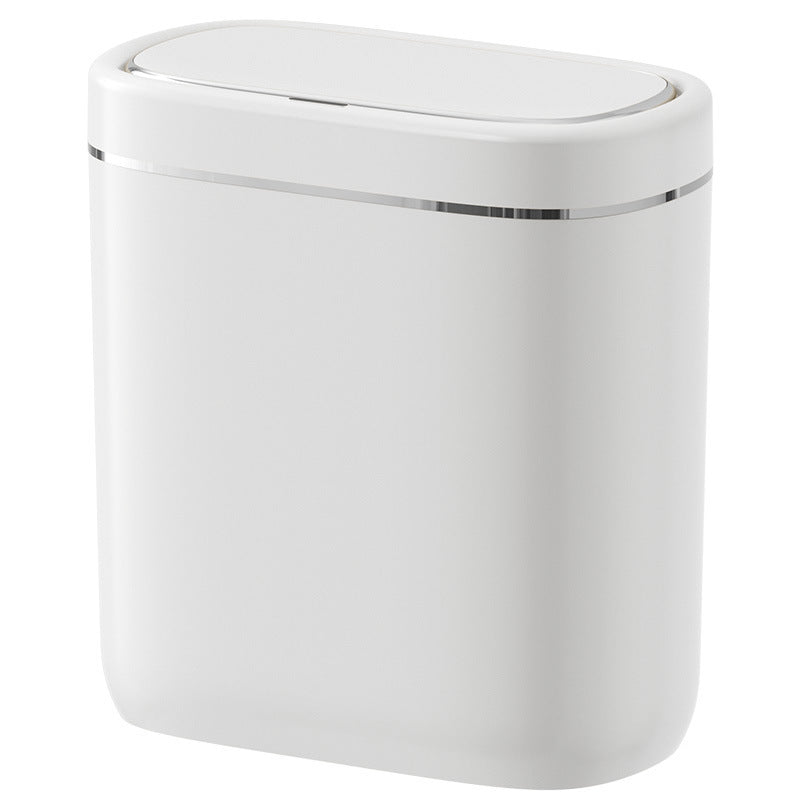 Touchless Motion Sensor Slim Trash Can with Lid
