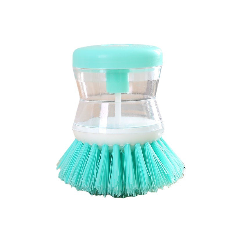 Soap-Dispensing Palm Scrub Brush for Dishes &amp; Sinks