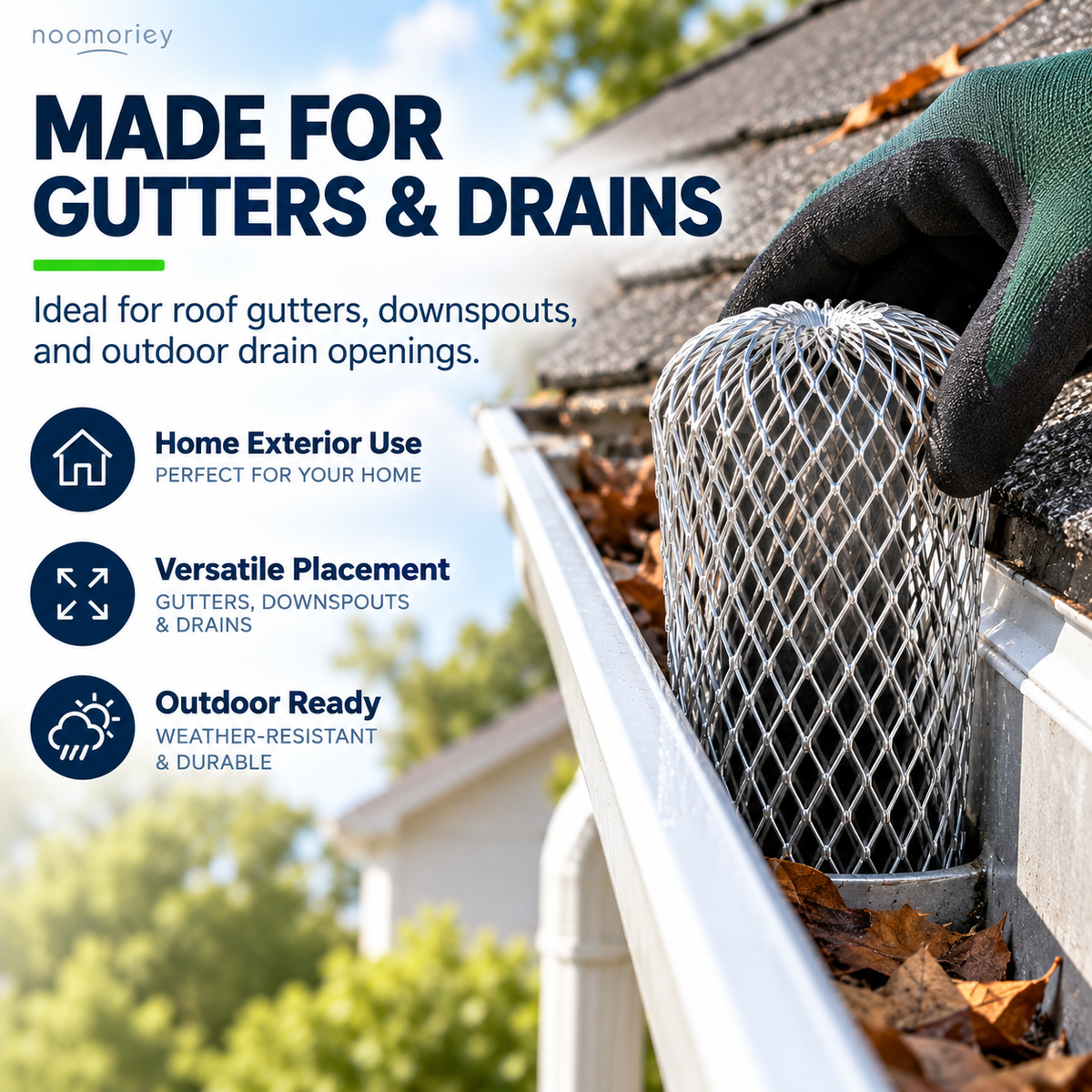 Buy More Save More🏠Aluminum Alloy Gutter Guard Filter