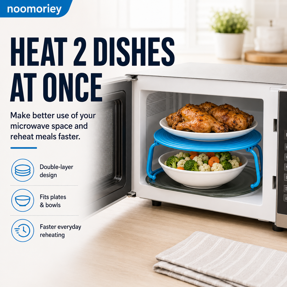 📢Buy More Save More !! ⏰Microwave Folding Tray