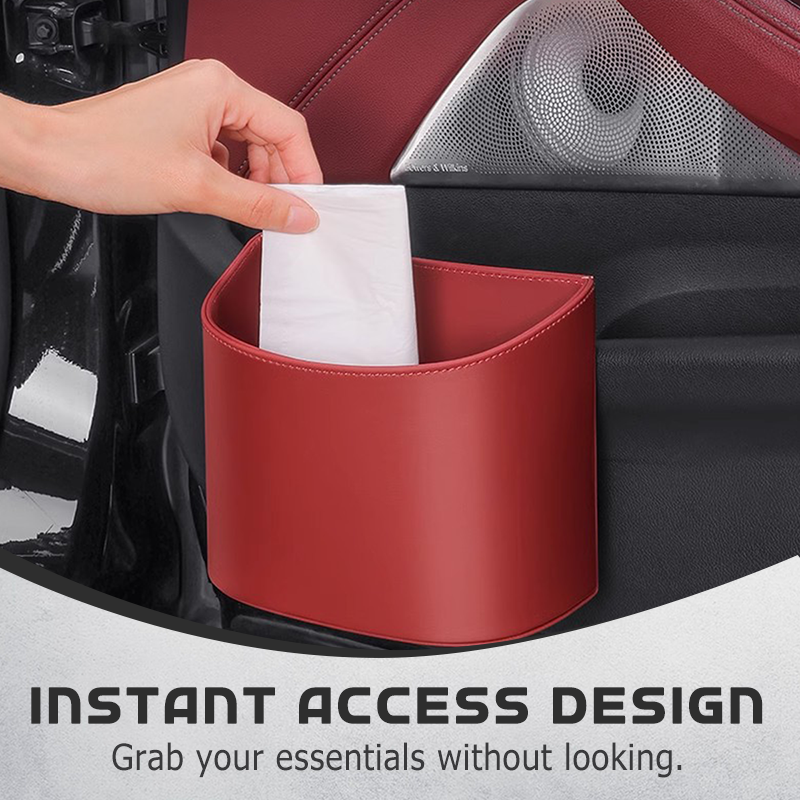 🥳Last Day,Buy 1 Get 1 Free!🥳🚗 Leather Car Door Cup Holder – Wide‑mouth opening✨