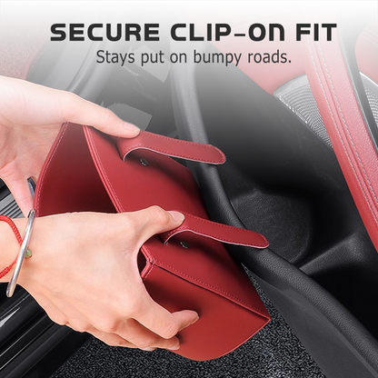 🥳Last Day,Buy 1 Get 1 Free!🥳🚗 Leather Car Door Cup Holder – Wide‑mouth opening✨