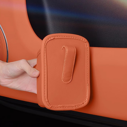 🥳Last Day,Buy 1 Get 1 Free!🥳🚗 Leather Car Door Cup Holder – Wide‑mouth opening✨